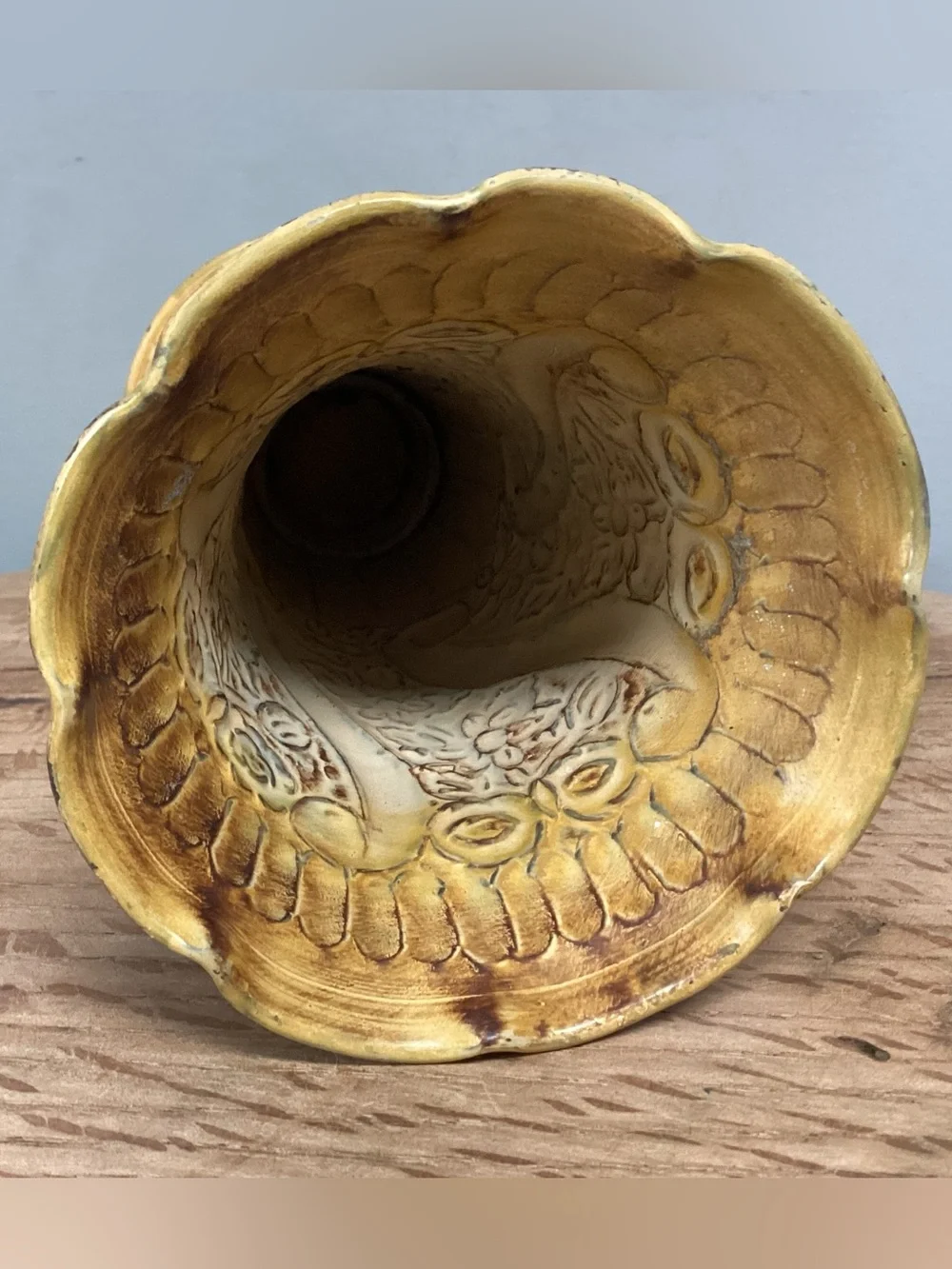 🟡 Vintage - Solid Brass Painted Vase - Candle Holder - Decor Piece - Unique